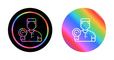 İnsan avatar simgeleri seti, vektör illüstrasyonu basit tasarım