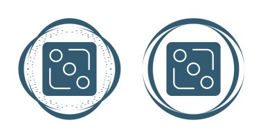 zar simgesi vektör çizimi 