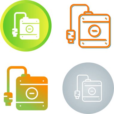 Sabit disk simgesi vektör çizimi 