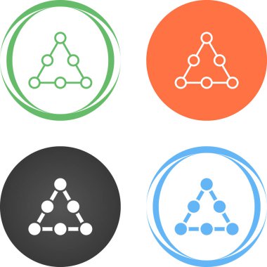 Simgeler ayarlandı, vektör illüstrasyonu