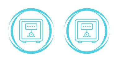 Güvenli web simgesi basit illüstrasyon seti