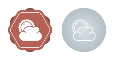 hava durumu web simgesi vektör illüstrasyonu