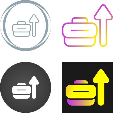 iş tanıtım web simgesi vektör illüstrasyonu