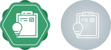 belge simgesi. Düz renk. vektör illüstrasyonu.