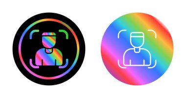 erkek kullanıcı simgesi vektör çizimi 