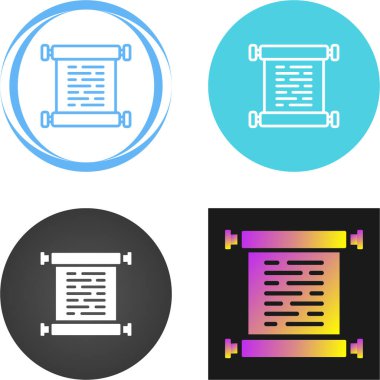Vektör tasarımında gösterilen bir dizi modern belge simgesi.