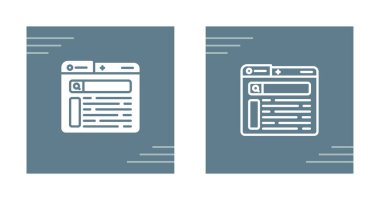 Web tarayıcı simgeleri kullanılarak bilgi aranıyor