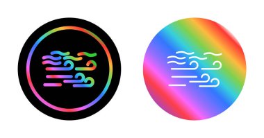 Beyaz arkaplanda yalıtılmış rüzgar simgeleri 