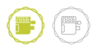 Aeroızgara hattı ikonu, mutfak gereçleri konsepti, beyaz arka planda mutfak gereçleri tabelası, mobil konsept ve web tasarımı için ana hatlı ev ızgara ikonu. Vektör grafikleri