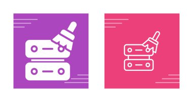 Satır arayüzü vektör simgesini ayarla