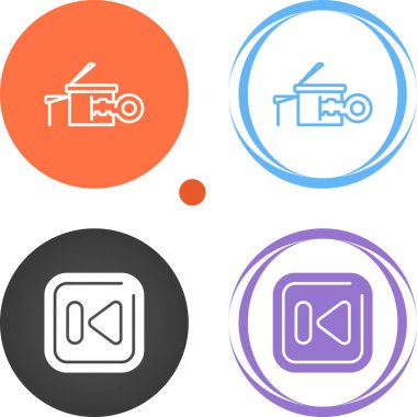 Anahtar simgesi vektör resimlemesi ile kilitle 