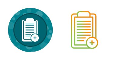 Vektör illüstrasyonunda gösterilen bir dizi modern belge simgesi.