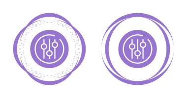 ses eşitleyici simgesi işaret vektörü illüstrasyonu 