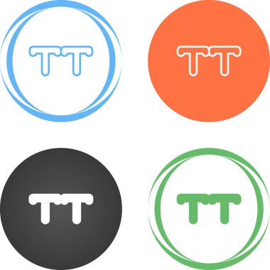 metin boyutu işaret vektör çizimi