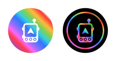 akıllı telefon simgeleri ayarlandı, vektör illüstrasyonu basit tasarım