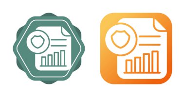 Grafik çizelgesi simgesi olan siyah pano beyaz arkaplanda izole edildi. rapor dosya simgesi. Muhasebe işareti. Denetim, analiz, planlama. çember şekilleri