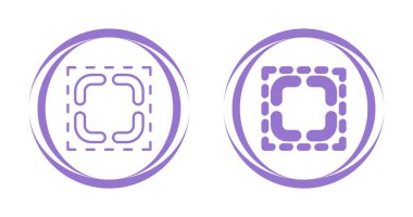 Mobil tarama simgeleri ayarlandı. Kodlar ve Nesneler Taranıyor. Vektör illüstrasyonu