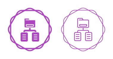 Siyah çizgi bilgisayar ağı simgesi beyaz arkaplanda izole edildi. Elektronik cihaz. İnternet teknolojisi. Rastgele dinamik şekiller. vektör.