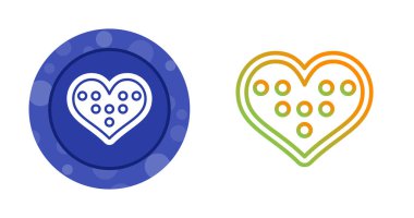 Kalp simgeleri beyaz arkaplanda izole edildi. Aşk sembolü. Renkli taslak konsepti. vektör illüstrasyonu 