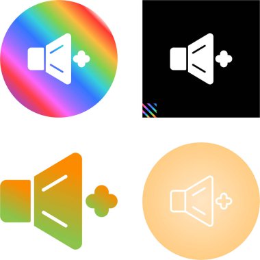 Ses simgelerinin web illüstrasyon kümesi