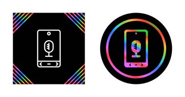 akıllı telefon simgeleri ayarlandı, vektör illüstrasyonu basit tasarım