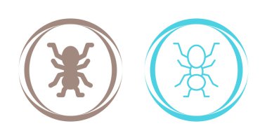 ant web icon vector illustration