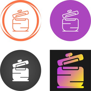 Tencere ikonları. vektör illüstrasyonu