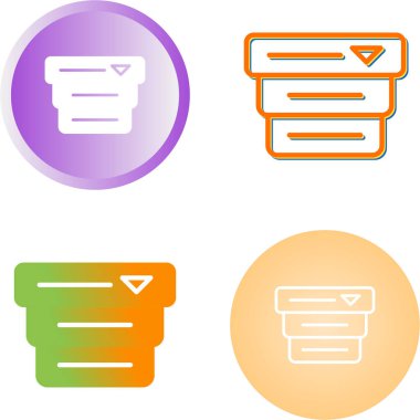 Çevrimiçi hizmetler için göz alıcı düz belge simgeleri serisi.