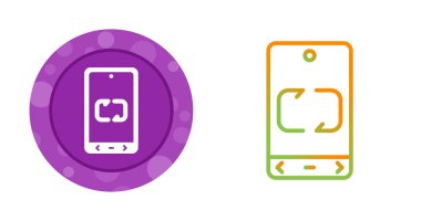 Akıllı telefon simgesine sahip siyah akıllı telefon beyaz arkaplanda izole edilmiş. Kablosuz ağlı şeylerin interneti. Renkli simgeler ayarlayın. vektör illüstrasyonu