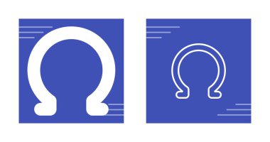 Omega web simgeleri, basit vektör gösterimi