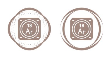 Kimyasal elementler ayarlandı, ağ için çizimler 