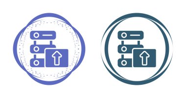 SSH Ev Sahipliği Web simgesi vektör çizimi