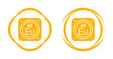 Europium kimyasal element simgesi, basit satır biçimi