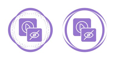 Beyaz arkaplanda özel ve çalma düğmeleri simgeleri, vektör illüstrasyonu  