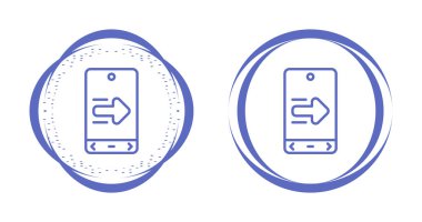 akıllı telefon simgeleri ayarlandı, vektör illüstrasyonu basit tasarım