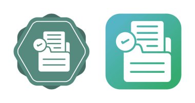 Dosya biçim simgesinin vektör illüstrasyonu