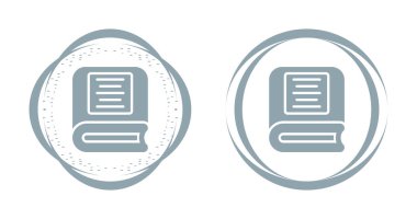 Renkli kitap ikonu, eğitim işareti, eğilim ve öğrenim kavramı. vektör illüstrasyonu