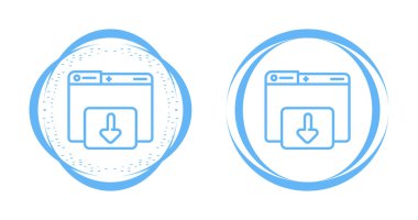 Okları indiren bilgisayar dizinleri simgeler, güvenlik konsepti, vektör illüstrasyonu   