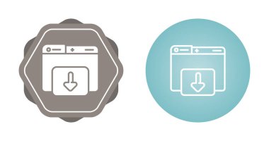 Okları indiren bilgisayar dizinleri simgeler, güvenlik konsepti, vektör illüstrasyonu   