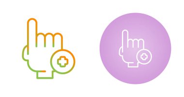 El İmleci, Simge Vektör Logo Şablonuna dokun