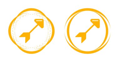 Dijital arayüzler için temel soyut renk vektör imleci grafiği.