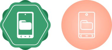 akıllı telefon simgesi, vektör illüstrasyonu basit tasarım