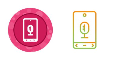 akıllı telefon simgeleri ayarlandı, vektör illüstrasyonu basit tasarım