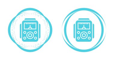 Voltaj Düzenleyici simgeleri ayarlandı, vektör illüstrasyonu basit tasarım