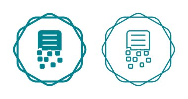 Veri kaybı önleme simgeleri ayarlandı, vektör illüstrasyonu 