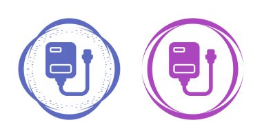 Harici sabit disk simgesi vektör illüstrasyon tasarımı