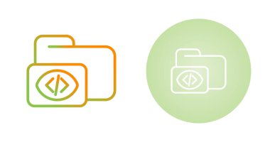 Klasör web simge vektör çizim