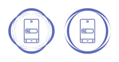 akıllı telefon simgeleri ayarlandı, vektör illüstrasyonu basit tasarım