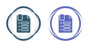 Beyaz Arkaplanda Modern Kontrol Listesi Simgesi, Basit Vektör Tasarımı 