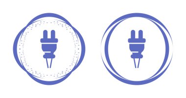 çizgi elektrik dolgu simgeleri beyaz arkaplanda izole edildi